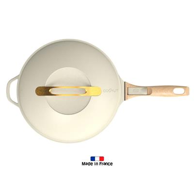 Cookut La Fabulosa. Sartén Multiuso Francesa 8 en 1 Color Merengue (Blanco)