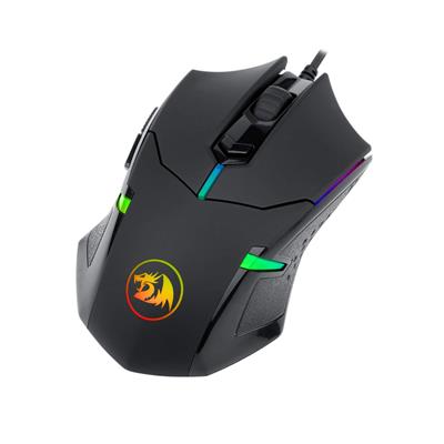 Mouse con cable Redragon Centrophorus Black M601-RGB