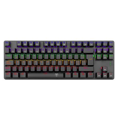 Teclado Gamer T-Dagger T-TGK313-BL Bora Rainbow Blue Switch TKL USB Mecánico