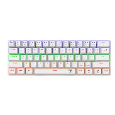 Teclados T-Dagger Arena White brown switch english T-TGK321W-BR