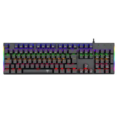 Teclado T-Dagger T-TGK310-BL Naxos Rainbow Red Switch Mecánico USB