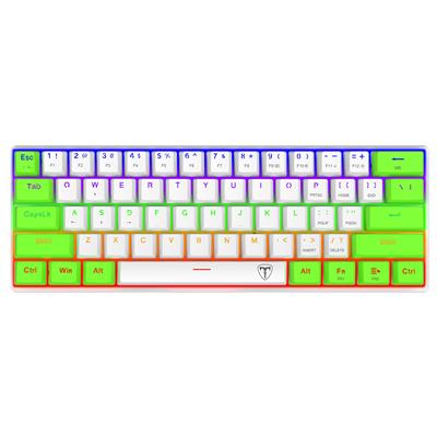 Teclado Gamer T-Dagger T-TGK321-WG-BR Arena white/green brown Switch