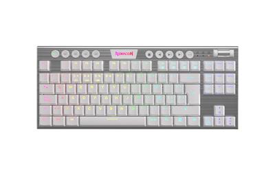 Teclado Redragon Horus TKL White red switch spanish K622W-RGB-SP CABLEADO