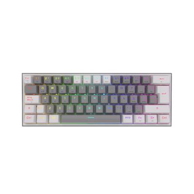 Teclado Redragon Fizz Pro Gray/white red switch spanish wireless K616-RGB GW SP