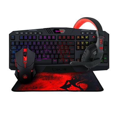 Kit de Teclado y Mouse Redragon S101-BA 4 en 1