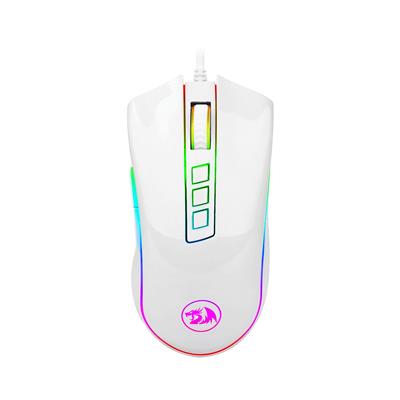 Mouse Gamer Redragon M711 Cobra White RGB USB