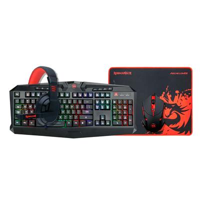 Kit de Teclado y Mouse Redragon S101-BA 4 en 1 (Refurbished)